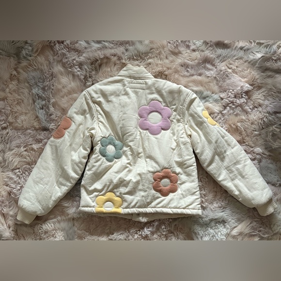 Blank NYC Cream Flower Bath Jacket - Picture 5 of 6